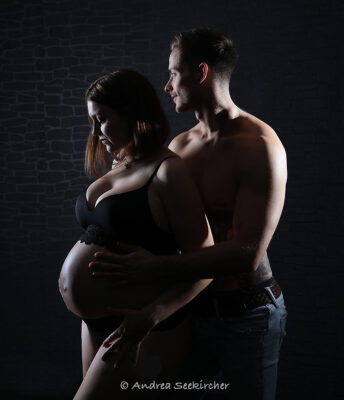 babybauch fotos paare schwanger